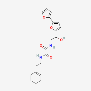 N-[2-(Cyclohexen-1-yl)ethyl]-N'-[2-[5-(furan-2-yl)furan-2-yl]-2-hydroxyethyl]oxamide
