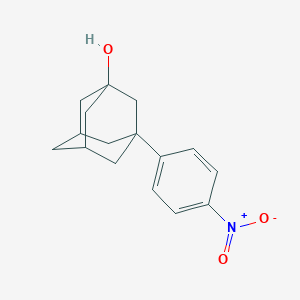 molecular formula C16H19NO3 B2522996 3-(4-Nitrophenyl)adamantan-1-ol CAS No. 42009-76-7