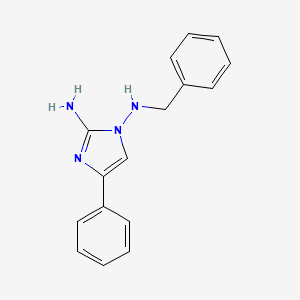 molecular formula C16H16N4 B2523153 N1-Benzyl-4-phenyl-1h-imidazole-1,2-diamine CAS No. 736177-06-3