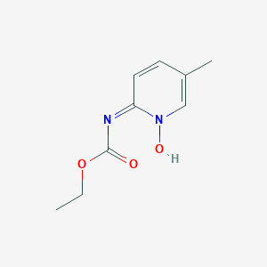 molecular formula C9H12N2O3 B025233 Ethyl (NZ)-N-(1-hydroxy-5-methylpyridin-2-ylidene)carbamate CAS No. 103860-34-0