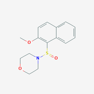 4-[(2-Methoxy-1-naphthyl)sulfinyl]morpholine