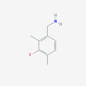 molecular formula C9H12FN B2523432 3-Fluoro-2,4-dimethylbenzylamine CAS No. 1427366-15-1