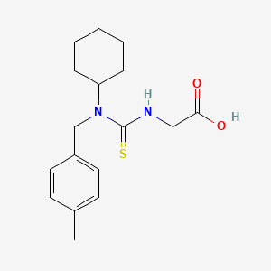 ({[Cyclohexyl(4-methylbenzyl)amino]-carbonothioyl}amino)acetic acid