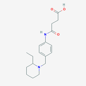 N-[4-(2-Ethyl-piperidin-1-ylmethyl)-phenyl]-succinamic acid