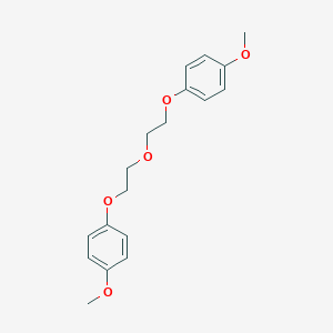 molecular formula C18H22O5 B025237 Bis[2-(4-methoxyphenoxy)ethyl] Ether CAS No. 104104-12-3