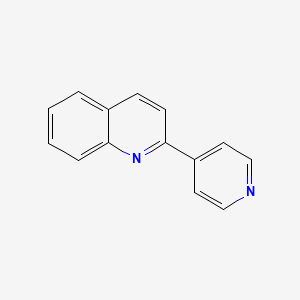 molecular formula C14H10N2 B2523781 2-(4-Pyridinyl)quinoline CAS No. 52089-02-8