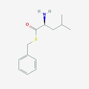 molecular formula C13H19NOS B025238 S-benzyl (2S)-2-amino-4-methylpentanethioate CAS No. 108490-54-6