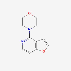 molecular formula C11H12N2O2 B2524007 4-{furo[3,2-c]pyridin-4-yl}morpholine CAS No. 46387-21-7