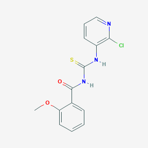 N-[(2-chloropyridin-3-yl)carbamothioyl]-2-methoxybenzamide