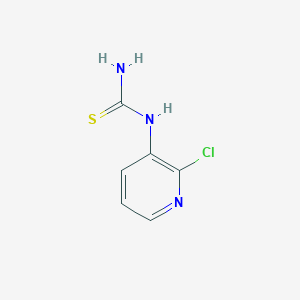 molecular formula C6H6ClN3S B2524125 (2-Chloropyridin-3-yl)thiourea CAS No. 860620-72-0