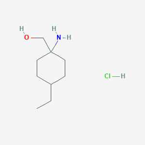 (1-Amino-4-ethylcyclohexyl)methanol;hydrochloride