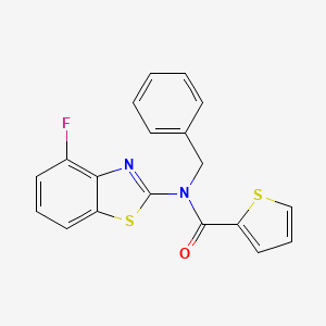 N-benzyl-N-(4-fluorobenzo[d]thiazol-2-yl)thiophene-2-carboxamide
