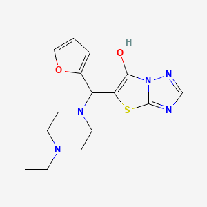 5-((4-Ethylpiperazin-1-yl)(furan-2-yl)methyl)thiazolo[3,2-b][1,2,4]triazol-6-ol