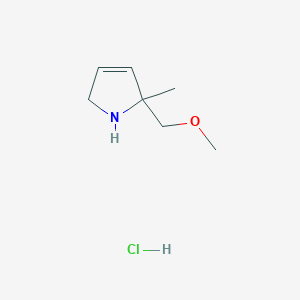 5-(Methoxymethyl)-5-methyl-1,2-dihydropyrrole;hydrochloride
