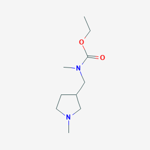 ethyl N-methyl-N-[(1-methylpyrrolidin-3-yl)methyl]carbamate