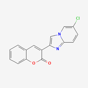 3-(6-chloroimidazo[1,2-a]pyridin-2-yl)-2H-chromen-2-one