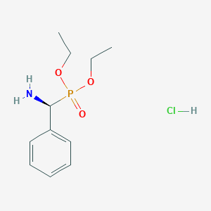 (S)-Diethoxyphosphoryl(phenyl)methanamine;hydrochloride