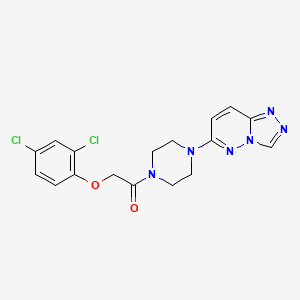 1-(4-([1,2,4]Triazolo[4,3-b]pyridazin-6-yl)piperazin-1-yl)-2-(2,4-dichlorophenoxy)ethanone