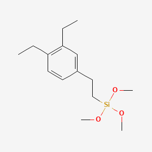 (3,4-Diethylphenethyl)trimethoxysilane