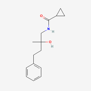 N-(2-hydroxy-2-methyl-4-phenylbutyl)cyclopropanecarboxamide