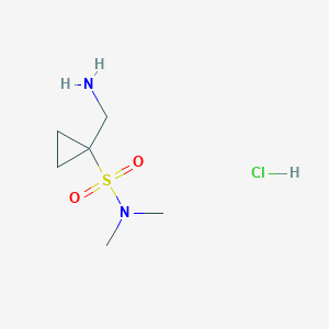 1-(aminomethyl)-N,N-dimethylcyclopropane-1-sulfonamide hydrochloride