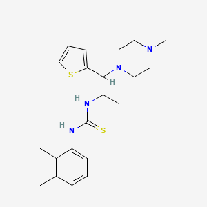 1-(2,3-Dimethylphenyl)-3-(1-(4-ethylpiperazin-1-yl)-1-(thiophen-2-yl)propan-2-yl)thiourea