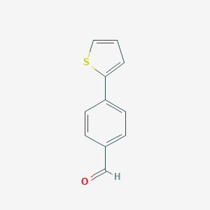 molecular formula C11H8OS B025244 4-(2-Thienyl)benzaldehyde CAS No. 107834-03-7