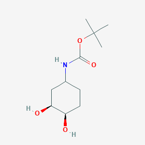 tert-butyl N-[(3S,4R)-3,4-dihydroxycyclohexyl]carbamate