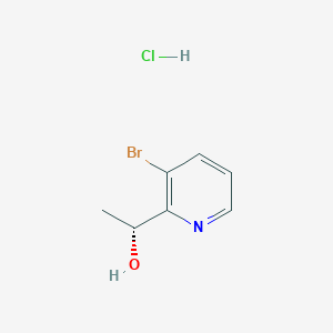 (1R)-1-(3-bromopyridin-2-yl)ethan-1-ol hydrochloride