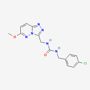 1-(4-Chlorobenzyl)-3-((6-methoxy-[1,2,4]triazolo[4,3-b]pyridazin-3-yl)methyl)urea