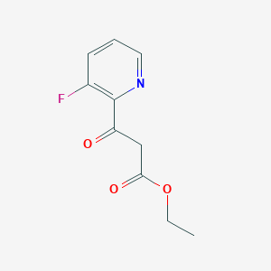 molecular formula C10H10FNO3 B2524451 Ethyl 3-(3-fluoropyridin-2-yl)-3-oxopropanoate CAS No. 1093115-27-5