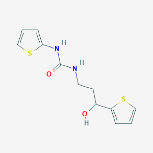 1-(3-Hydroxy-3-(thiophen-2-yl)propyl)-3-(thiophen-2-yl)urea
