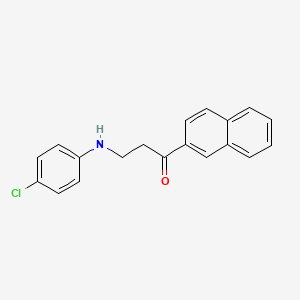 3-(4-Chloroanilino)-1-(2-naphthyl)-1-propanone