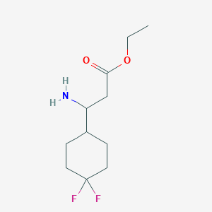 Ethyl 3-amino-3-(4,4-difluorocyclohexyl)propanoate