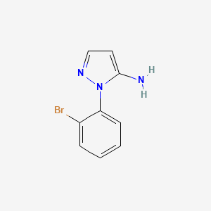 molecular formula C9H8BrN3 B2524502 1-(2-Bromophenyl)-1H-pyrazol-5-amine CAS No. 1155574-39-2