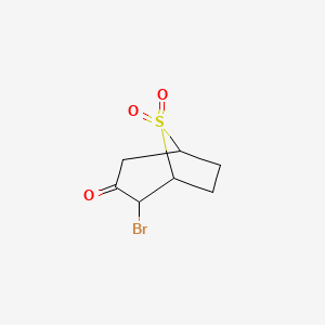 2-Bromo-8-thiabicyclo[3.2.1]octan-3-one 8,8-dioxide