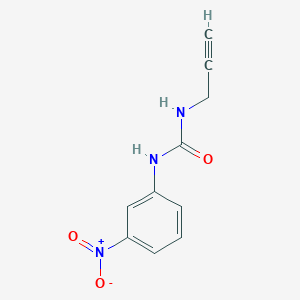 molecular formula C10H9N3O3 B2524541 1-(3-Nitrophenyl)-3-(prop-2-yn-1-yl)urea CAS No. 930417-68-8