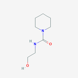 molecular formula C8H16N2O2 B2524604 N-(2-hydroxyethyl)piperidine-1-carboxamide CAS No. 1483290-17-0