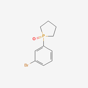 molecular formula C10H12BrOP B2524607 1-(3-bromophenyl)-1lambda5-phospholan-1-one CAS No. 2287309-75-3