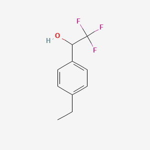 molecular formula C10H11F3O B2524765 1-(4-Ethylphenyl)-2,2,2-trifluoroethanol CAS No. 131252-25-0