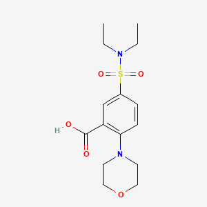 5-[(Diethylamino)sulfonyl]-2-morpholin-4-ylbenzoic acid