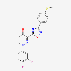 3-{methyl[(4-methylphenyl)sulfonyl]amino}-N-[3-(methylthio)phenyl]thiophene-2-carboxamide