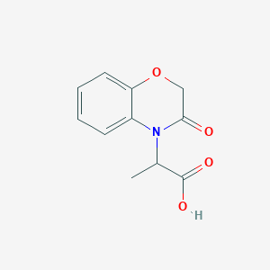 2-(3-oxo-2,3-dihydro-4H-1,4-benzoxazin-4-yl)propanoic acid