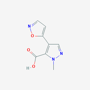 4-isoxazol-5-yl-1-methyl-1H-pyrazole-5-carboxylic acid