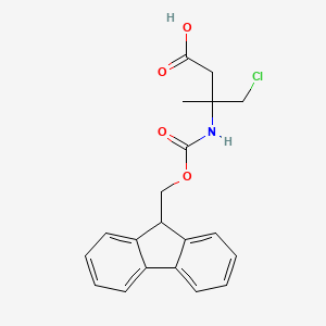 N-Fmoc-(+/-)-3-amino-4-chloro-3-methylbutanoic acid