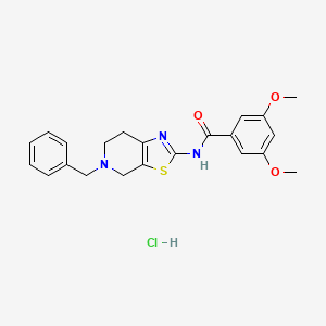 N-(5-benzyl-4,5,6,7-tetrahydrothiazolo[5,4-c]pyridin-2-yl)-3,5-dimethoxybenzamide hydrochloride
