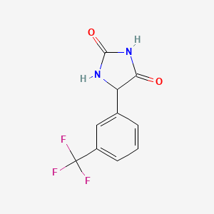 molecular formula C10H7F3N2O2 B2524863 5-(3-(Trifluoromethyl)phenyl)imidazolidine-2,4-dione CAS No. 1048367-95-8