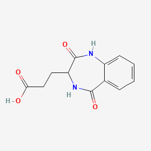 3-(2,5-dioxo-3,4-dihydro-1H-1,4-benzodiazepin-3-yl)propanoic acid
