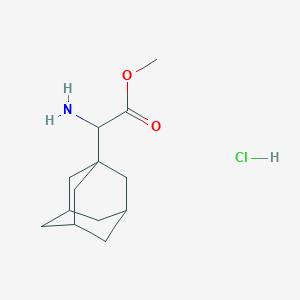 Methyl 2-(1-adamantyl)-2-aminoacetate;hydrochloride
