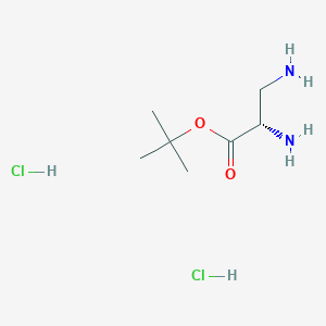 Tert-butyl (2S)-2,3-diaminopropanoate;dihydrochloride